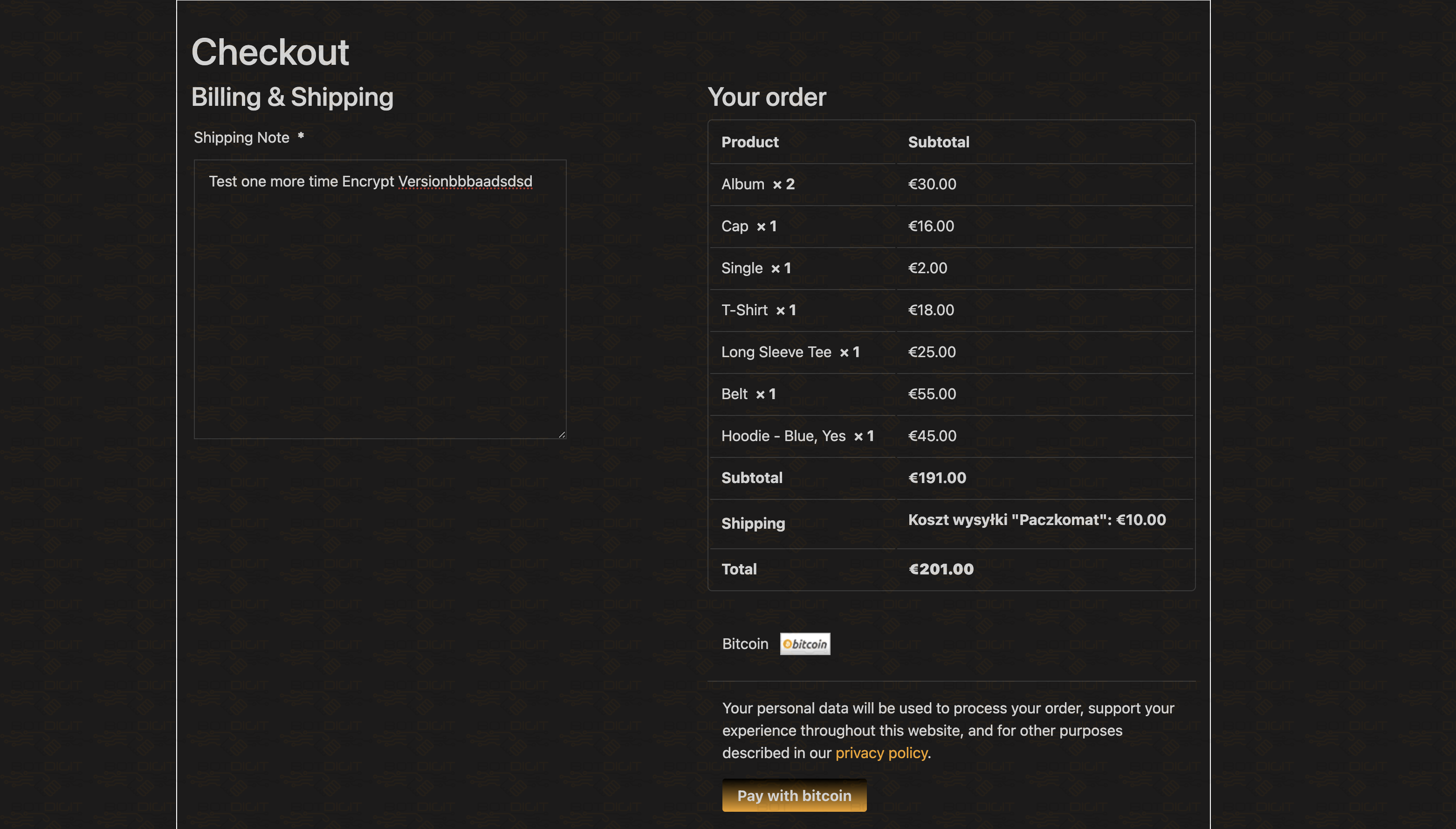 CryptoMarketplace Pro - Single-Vendor WordPress BTC,XMR,LTC for Darkweb