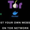Onion website setup on TOR